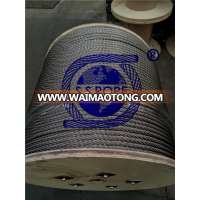 Stainless Steel Wire Rope 1X19 Control Cable