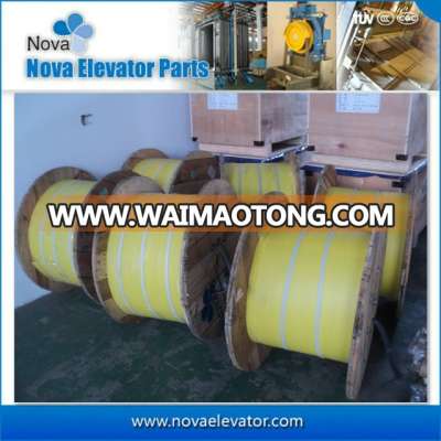 Flat Flexible Elevator Use 24 Core Traveling Lift Cable